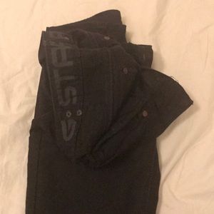 G-Star Jeans Wore once, size 26 length 34 Black